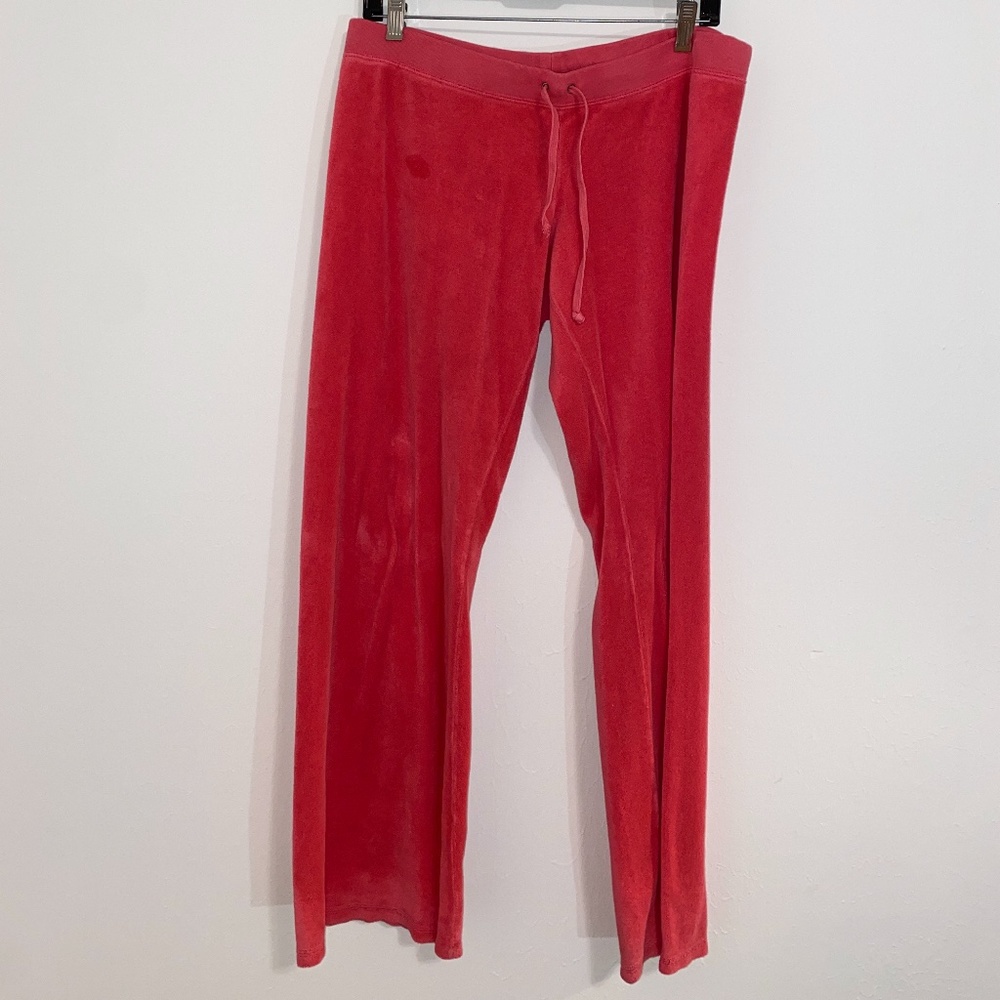 Hot Pink TerryCloth Juicy Couture Trackpant Size L
